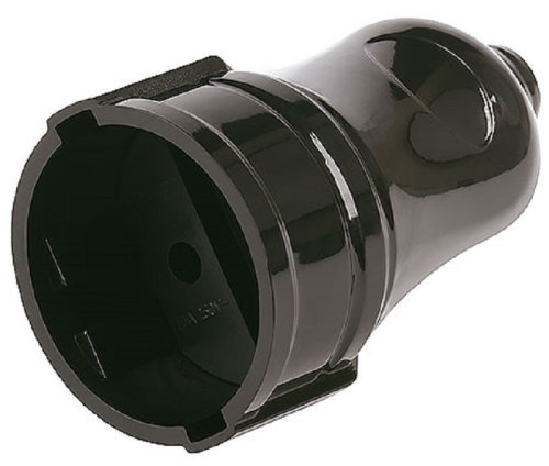 Розетка штепсельная без заземления прямая Smartbuy 10А черный фото Розетка штепсельная без заземления прямая Smartbuy 10А черный картинка